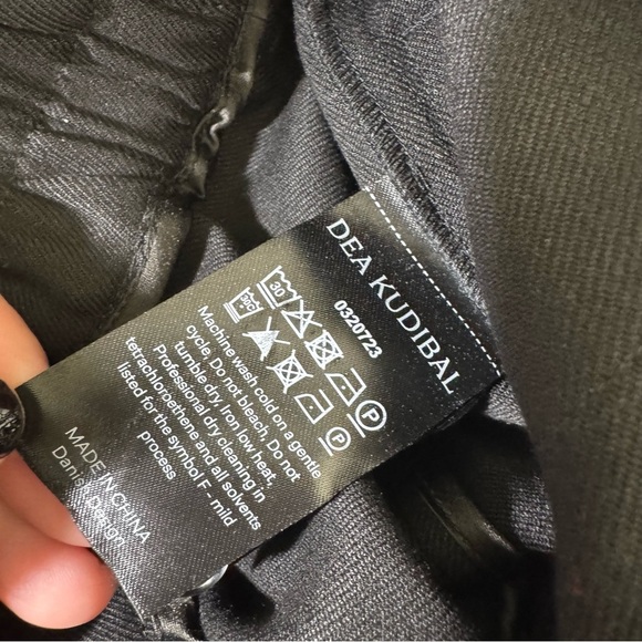 DEA KUDIBAL cargo size small trouser Dress pants Classic Black Women's Pants - Picture 10 of 12